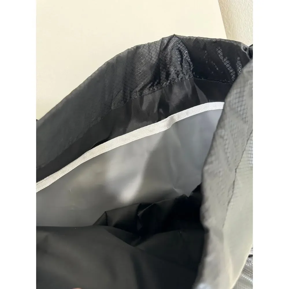 NWOT Backpack Open Top Black School Vacation Hiking Walking